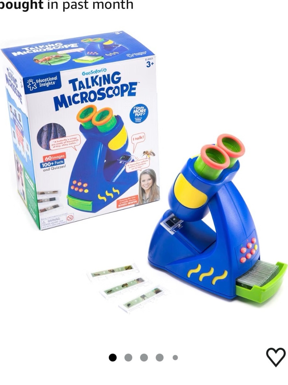 Educational Insights GeoSafari Talking Microscope - Blue & Green